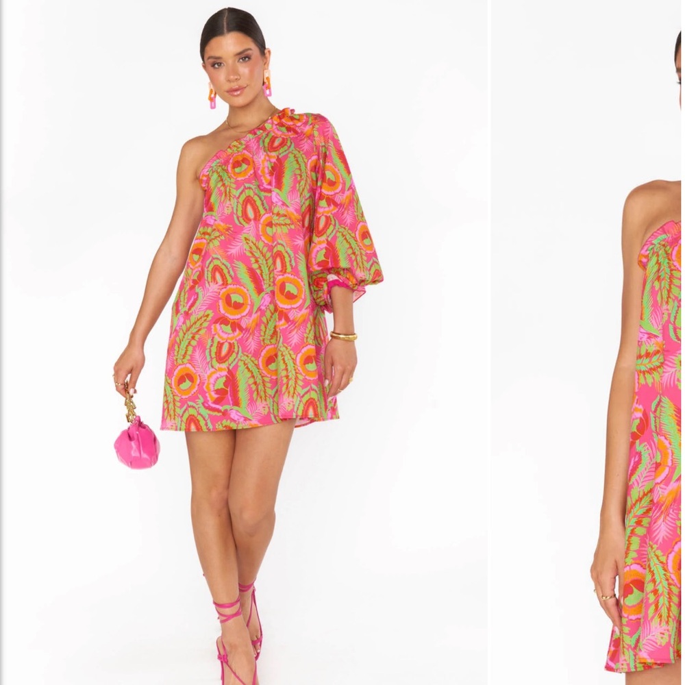 Show me your Mumu high volume mini Dress